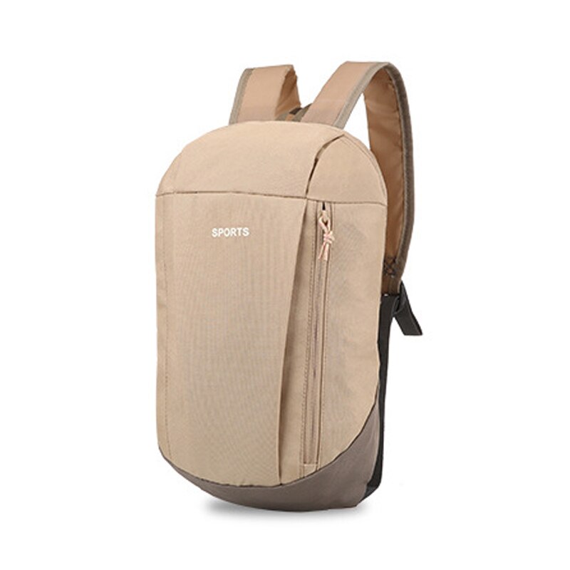 10L Outdoor Sports Long Distance Trip Cycling Backpack Mountaineering Shoulders Bag Camping Travel Knapsack Climbing Hiking: Beige gold