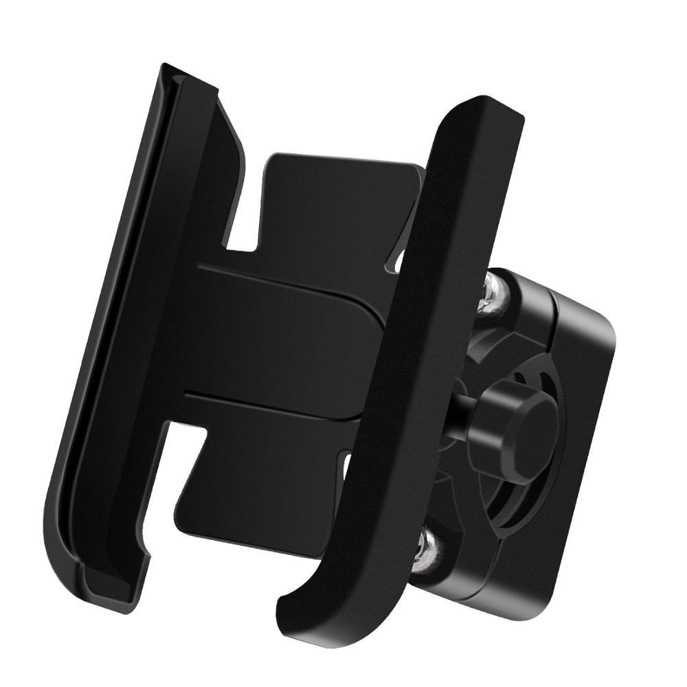 Universal aluminiumslegering motorcykel bakspejl mobiltelefon holder holder støttehåndtag cykel moto mount holder