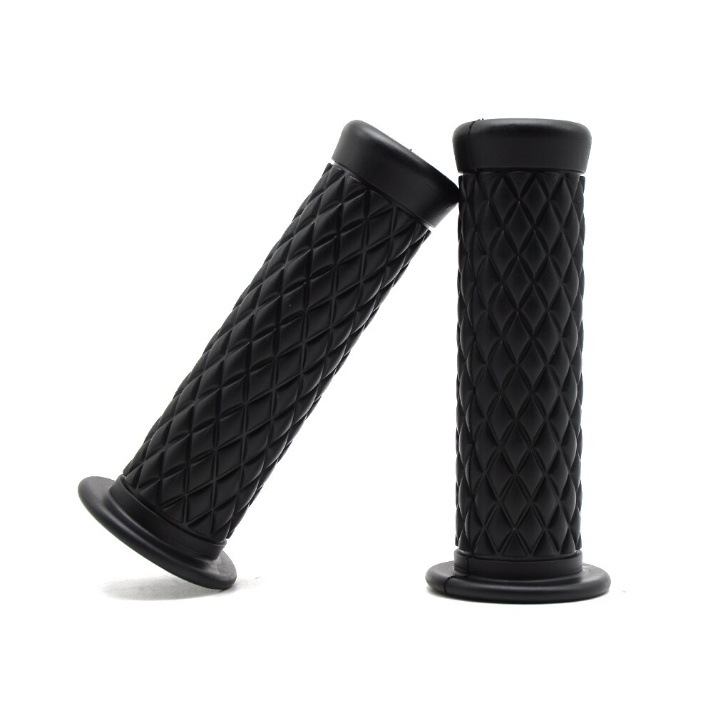 Poignées de moto rétro classiques, accessoires de vélo vintage pour harley yamaha, guidon de moto cafe racer: Black