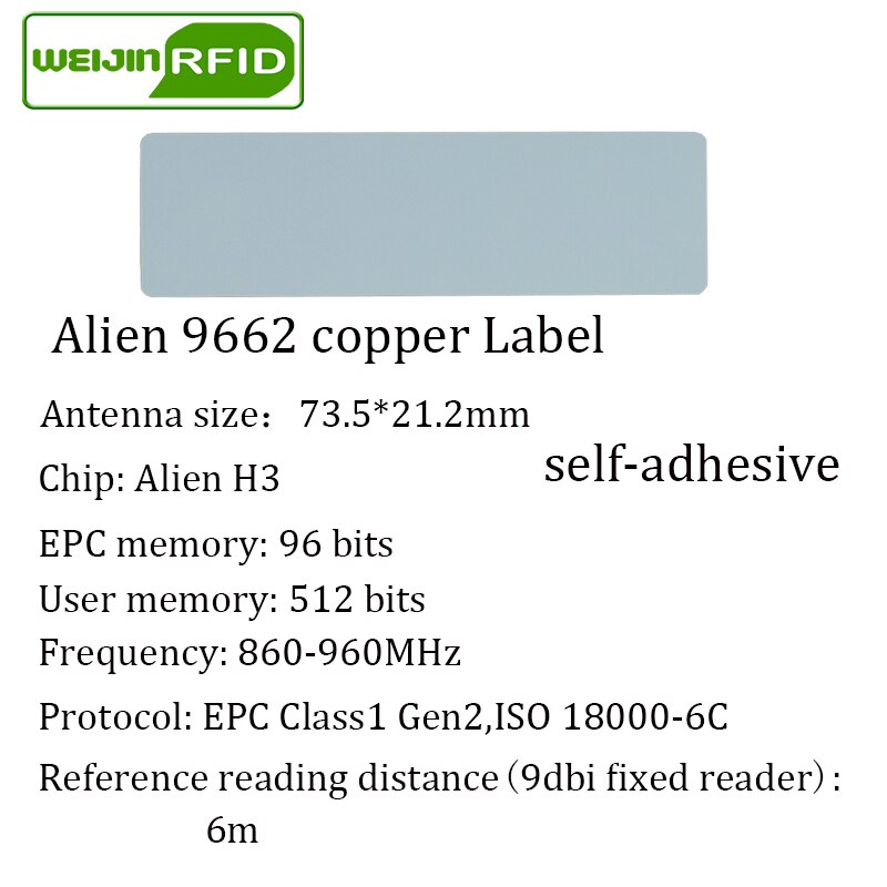 Rfid Tag Uhf Sticker Alien Printable Koper La Grandado