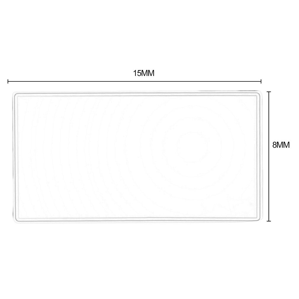 15*8cm praktische auto make-upspiegels, universele auto-interieur zonwering, roestvrijstalen cosmetische spiegelbenodigdheden