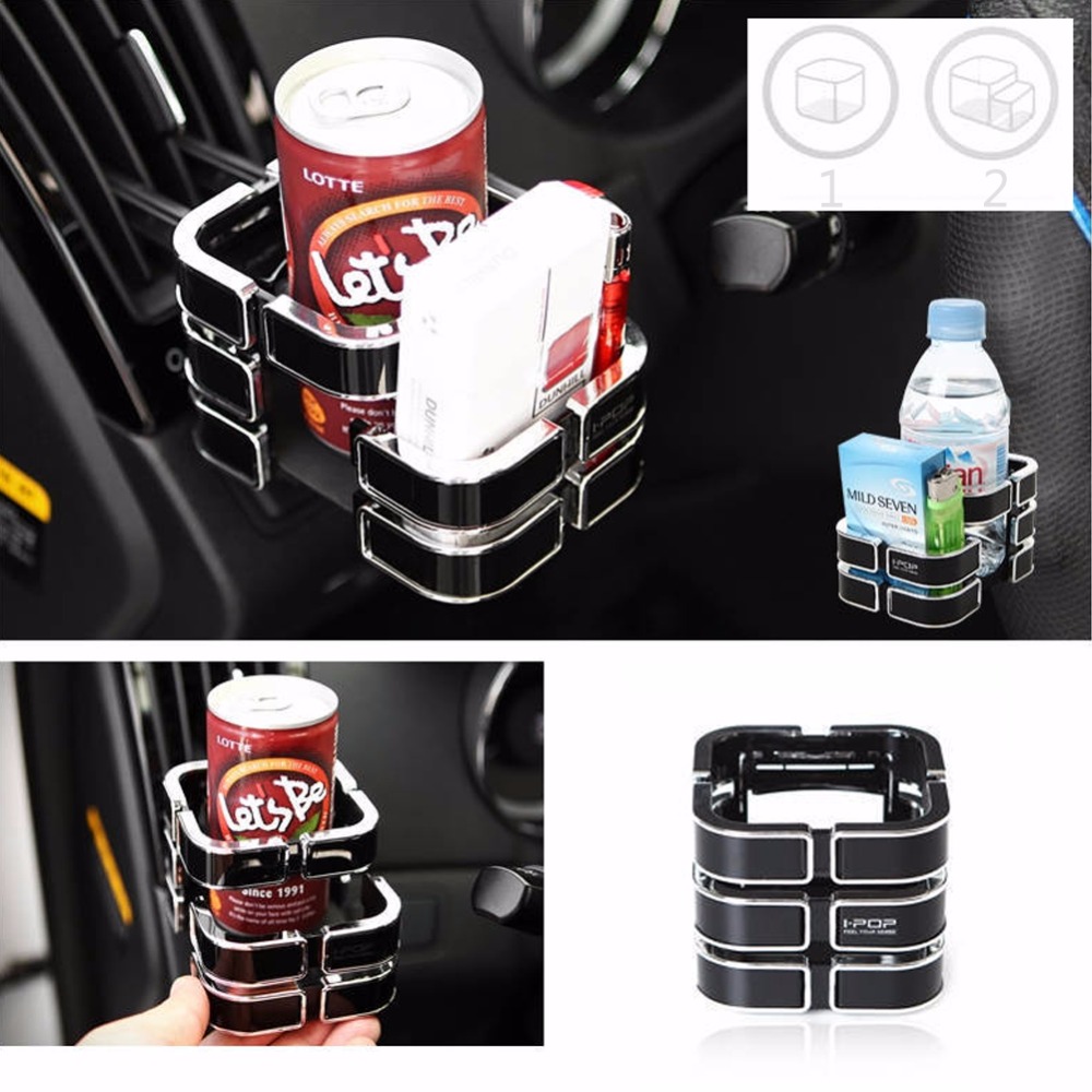 1pc abs svart lastbil fordon dryck flaska mugg telefon hållare universal bil auto