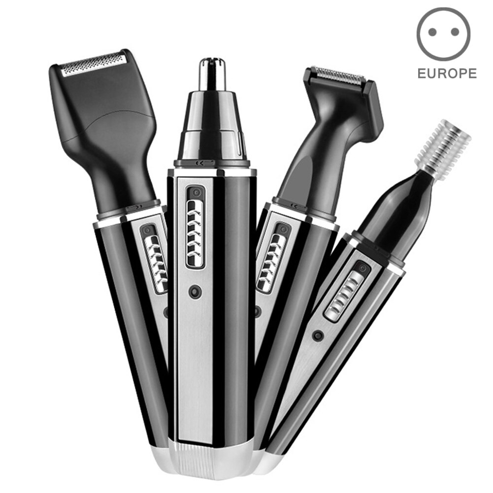 4 In 1 Nose Hair Trimmer Waterproof Stainless Steel Trimmer for Men Women M3: Default Title