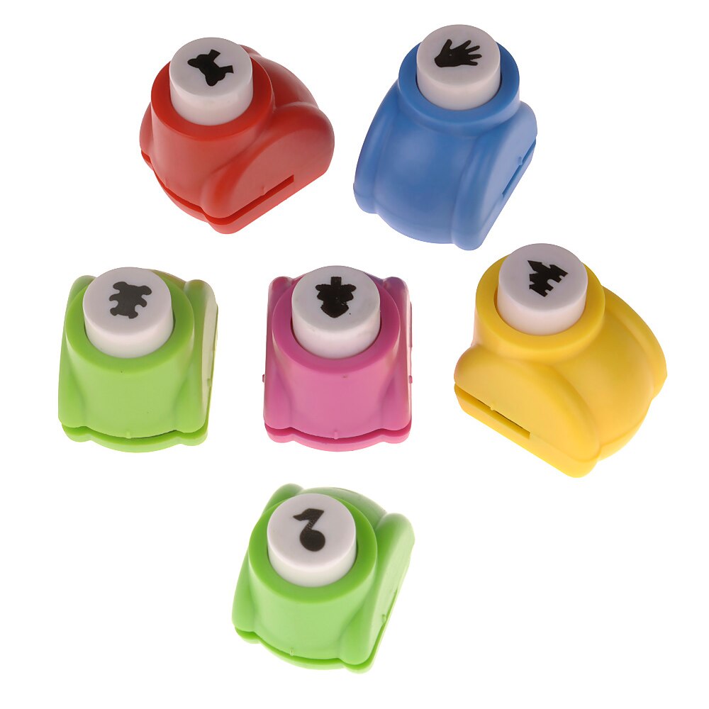 Mini DIY Stationery Kid Xmas Hand Press Album Paper Craft Punch Embosser Tree