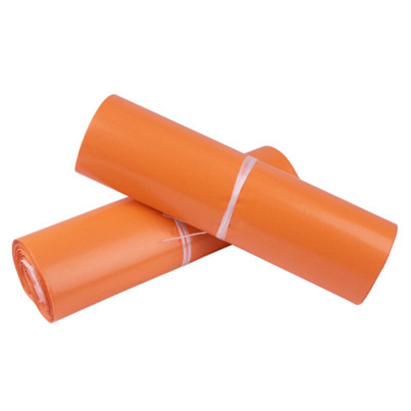 50 stücke Neue Orange 14 Draht Selbst-Dichtung Klebstoff Lagerung Tasche Matte Material Umschlag Mailer Post Wasserdichte Tasche Verpackung taschen