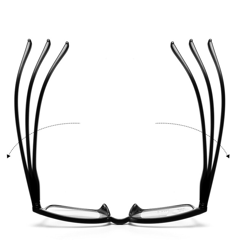 Retro Progressive Multifocal Reading Glasses Men Women Anti Blue Light Magnifying Presbyopic Glasses Big Full Frame +1.5