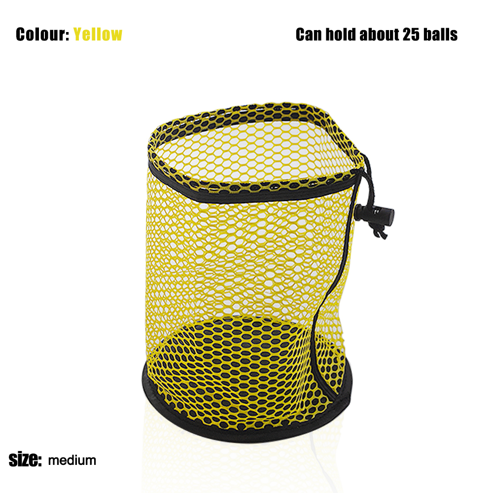 Golfbal Tas Trekkoord Zakje Multifunctionele Sport Mesh Netto Zak Kan 12/25/50 Ballen Houden Draagbare Golf organizer Golf Accessoires: Lavendel