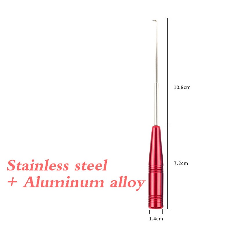 Stainless Steel Extractor Fishing Hook Detacher Remover Rapid Decoupling Device For Fishing Tools Portable Fishing Tackle: A-Red