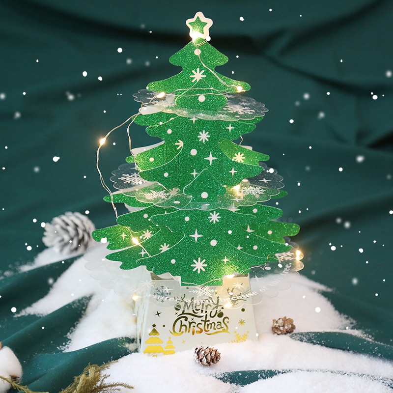 Décor de sapin de noël pratique à faire soi-même, bureau de noël, maison de Village de neige, décoration de noël pour la maison