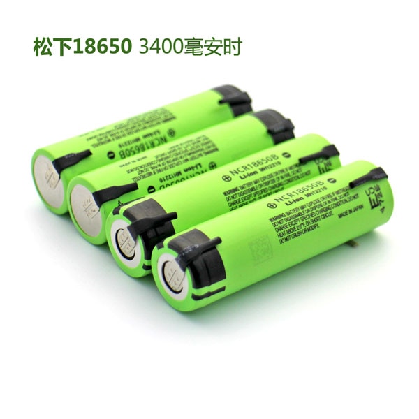 originele NCR18650B 3.7 V 3400 mAh 18650 oplaadbare lithium batterij voor batterij + DIY nikkel stuk