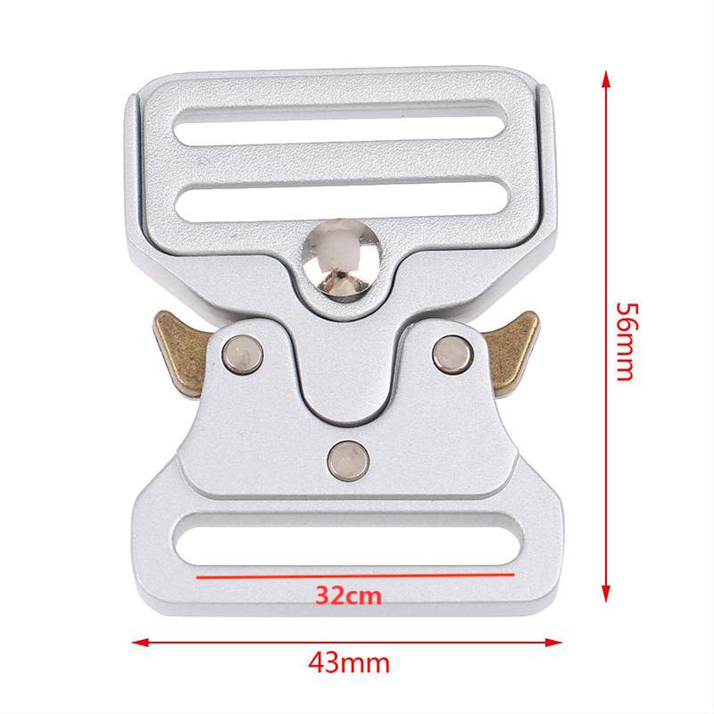 Metal Strap Buckles For Webbing DIY Bag Luggage Clothes Accessories Clip Buckles: B