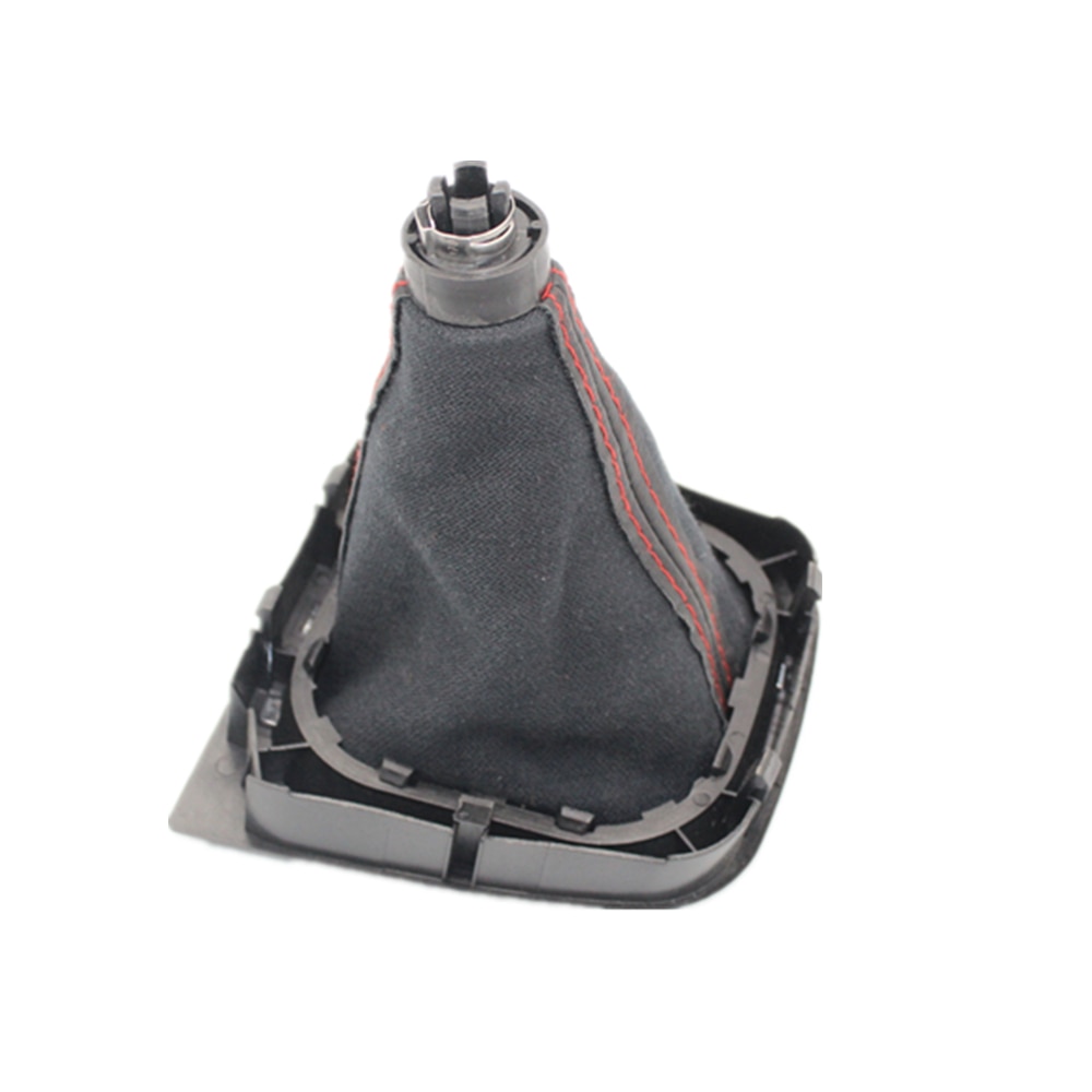 Til vw golf 6 a6 mk6 til gti gtd  r20 bil 5 gear bil gear stick niveau gearknop med læderstøvle
