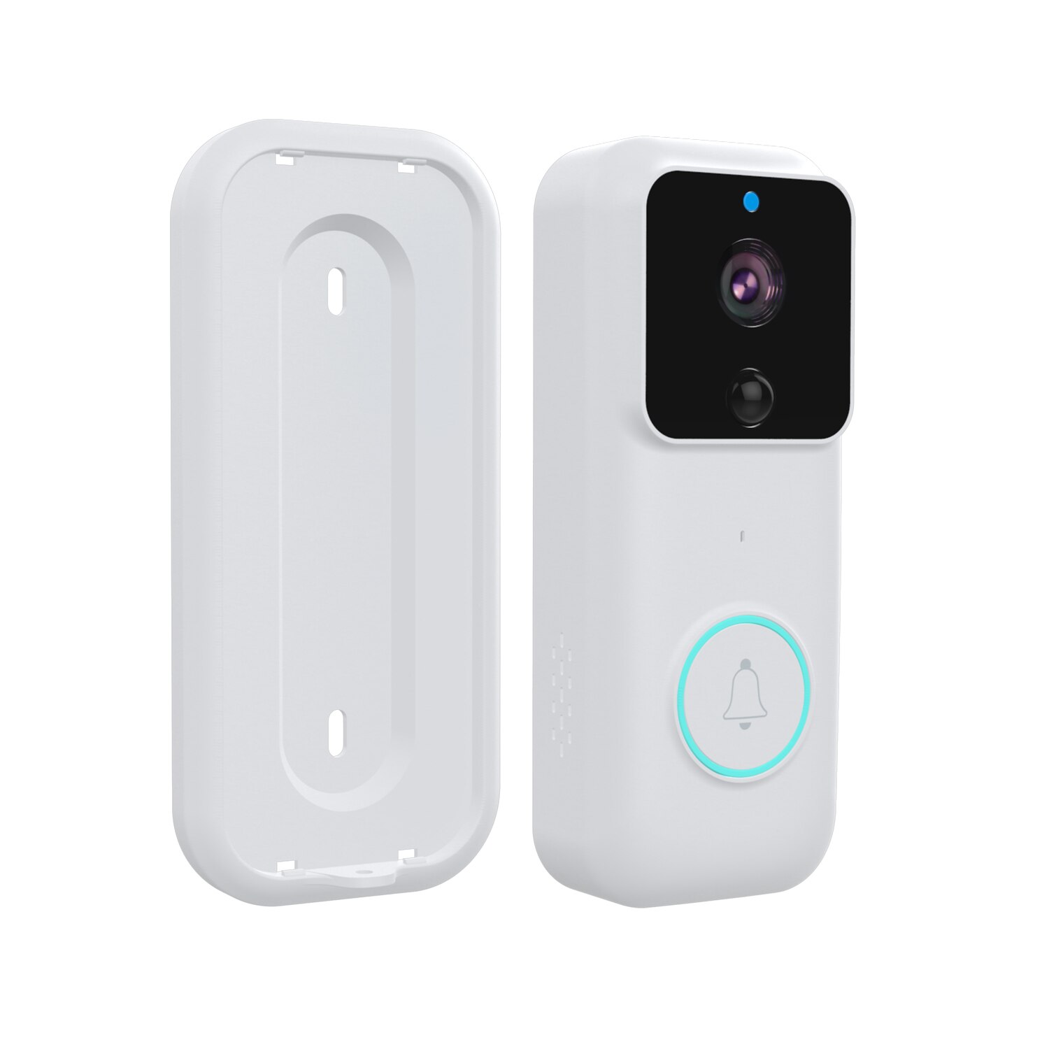 Tuya Smart Doorbell 1080P HD Wireless Intercom Night Vision Smart Camera PIR Motion Detect Alarm Smart Security Doorbell Camera