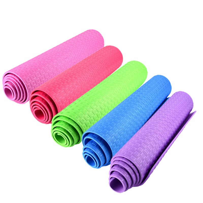 7mm eva yogamatta bärbar utomhusträningsmatta halkfri gym sport fitnessdyna för nybörjare