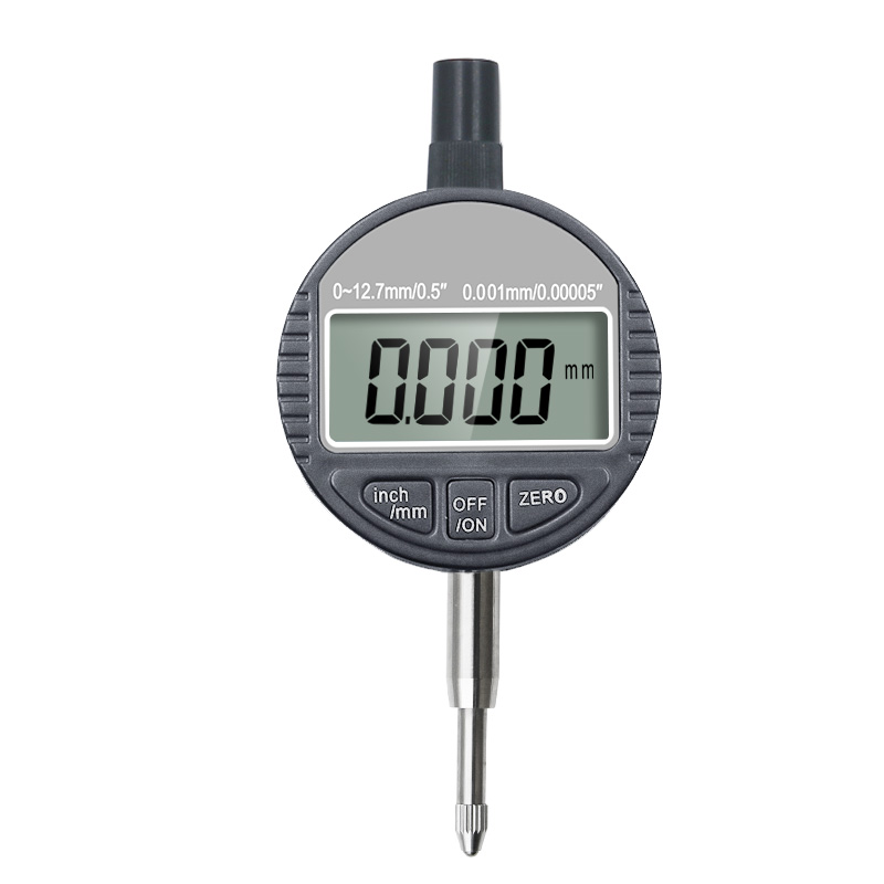 Ip54 vattentäta 0-12.7mm digitala mätklockor för avståndsmätare precisionsverktyg 0.01mm/0.001mm testklockor: Röd
