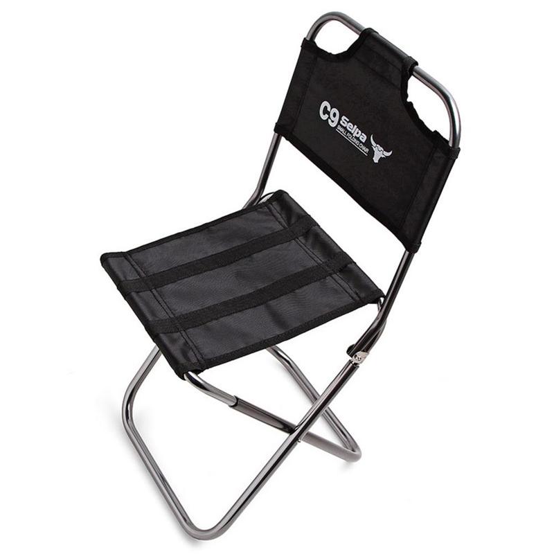 Camping Klappstühle C9 SELPA draussen Grill Stühle Aluminium Legierung Rückenlehne Tragbare Angeln Picknick Hocker Stuhl: Ursprünglich Titel