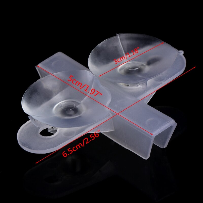 5 stk akvariefisk tank skille sugekopp skille plast ark holder sett  e15b