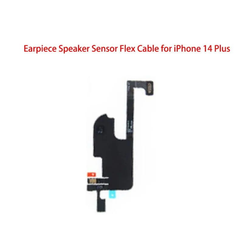 Original Hörer Ohr Lautsprecher Für iPhone 14 Pro Max Plus Sound Empfänger Kopfhörer Front Licht Sensor Flex Kabel: WHITE