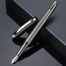 1PC Fountain Pen Luxury Business Writing Signing Calligraphy Ink Nib Pens Box Office Stationary Supplies 03924