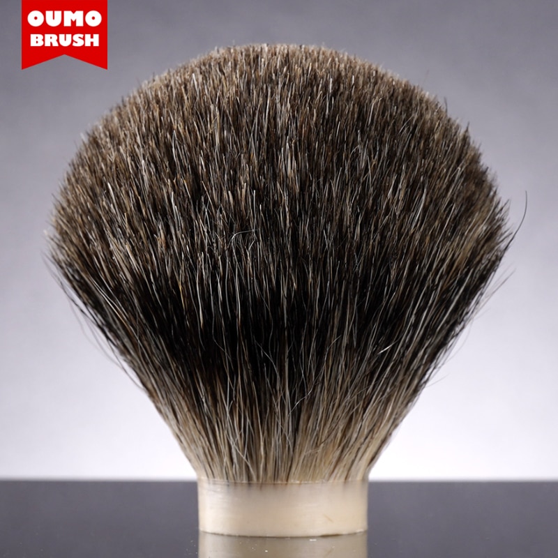 Oumo Borstel-Shd Pure Badger Knoop Scheerkwast Knopen