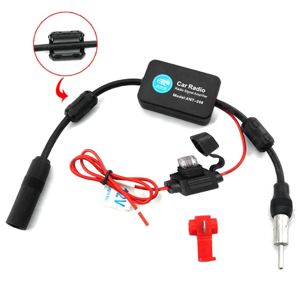 12.99 Inches Car AM/ FM Radio Signal Amplifier Aerials Radio Booster Exterior Parts Waterproof Car Radio Amplifier