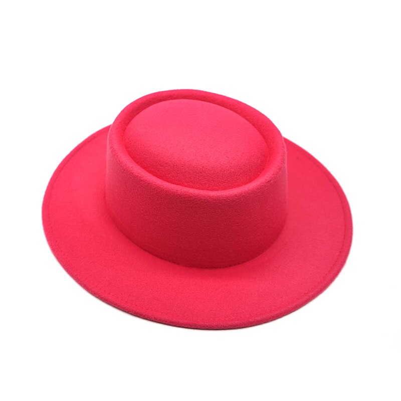 Winter Autumn Women Men Ladies Fedoras Top Jazz Hat Big side hats European American Round Caps Bowler Hats Feminino Gorra: 5