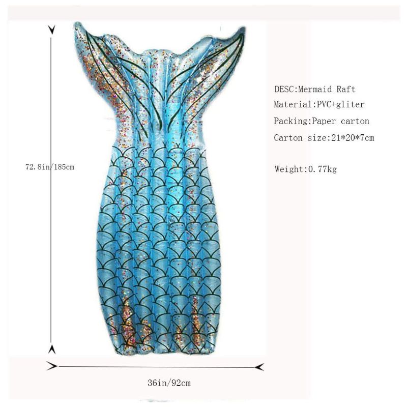 Ogon ryby krzesło wodne nadmuchiwany basen leżak