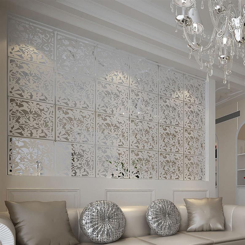 Hanging Room Divider Safety Partition Screen Panels for Home Dining Room Sitting Room Hotel and Bar Decoration