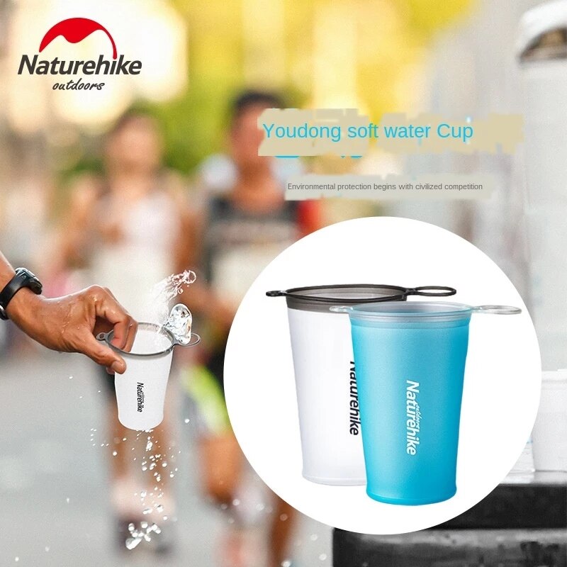 Naturehike Inklapbare Travel Cup - Food-Grade Tpu Folding Camping Cup Ultra Lichtgewicht Uitbreidbaar Drinkbeker-2 Stuks per Lot