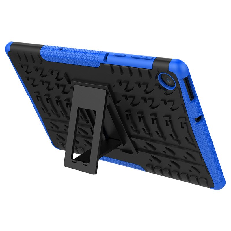 Veske for lenovo tab  m10 fhd plus 10.3 tb-x606f tb -x606x smart cover hybrid panser kickstand hardt stativ veske for lenovo  m10 plus
