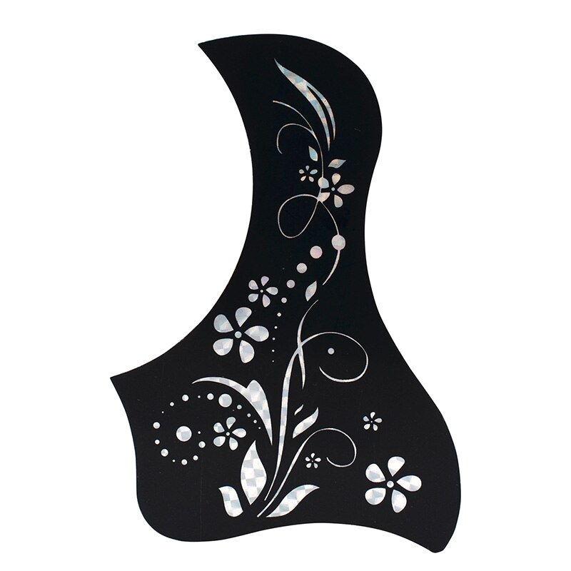 Professionele Folk Akoestische Gitaar Slagplaat Zelfklevende Pick Guard Sticker Voor Akoestische Guitarra Accessoires: Bird A Silver