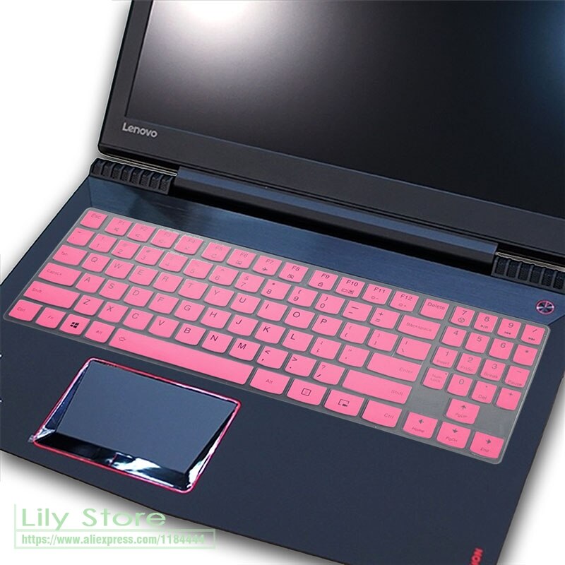 Silikonowe US układ klawiatury Protector skóry do 15.6 ''Lenovo Legion Y720 Y540 Y545 Y530 Y520 R720 Y7000 15'' Y730 Y740 17'': pink