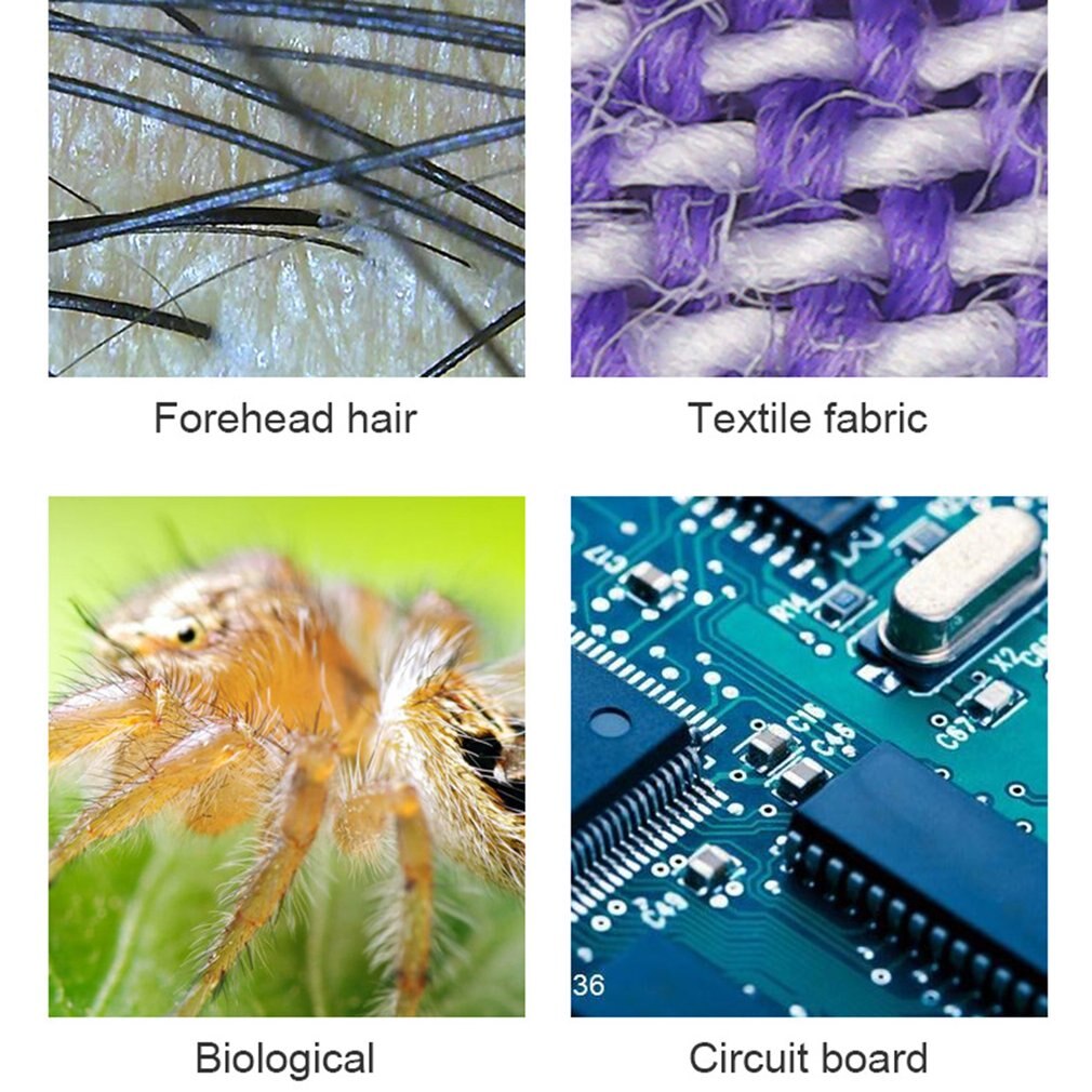 Portable 1000x Magnification Wifi Microscope Handheld Digital Microscope Electron Microscopes 8 LEDs Bracket