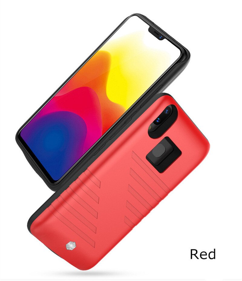 NTSPACE 6800mAh Slim Power Bank Case For VIVO V9 Battery Case Portable Charger Case External Battery Powerbank Cover For VIVO V9