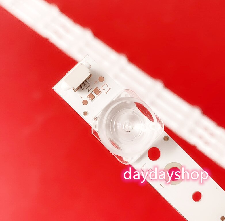4 stuks led-achtergrondverlichtingsstrip voor tcl 50 p 65us 50 s 421 50 s 423 tcl-gic -50 d 6-3030-4 x 7-lx20180417 4c-lb5007-yh02j 4c-lb5007-zm03j zm02 j 89m