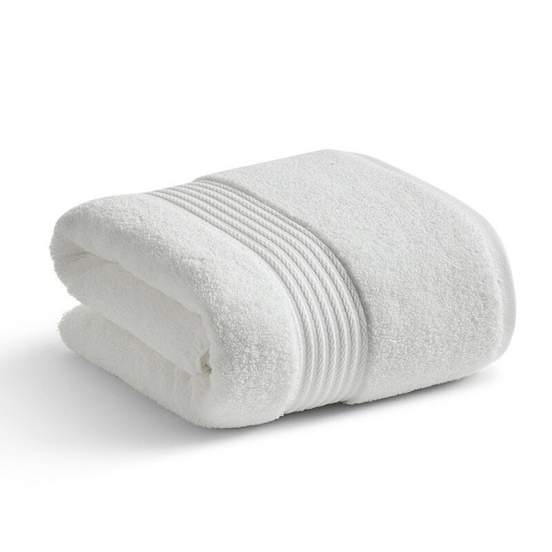 80*150cm asciugamano da bagno in cotone grande decorazione del bagno toalhas de banho asciugamani per capelli per la casa asciugamani da bagno ad asciugatura rapida per adulti: white
