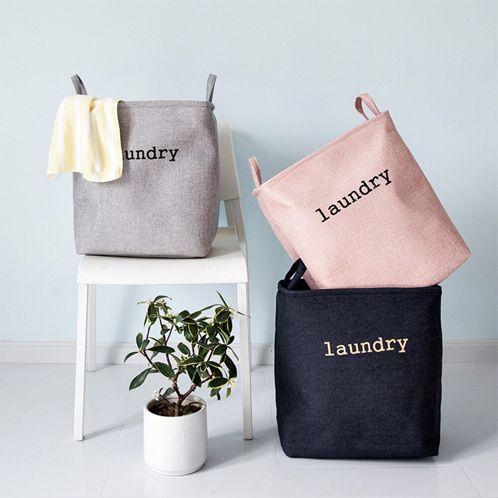 Dual Fabric EVA Dirty Clothes Basket Foldable Laundry Hamper with Handles Square Storage Bin 1pcs Clothing 1pc about 430g