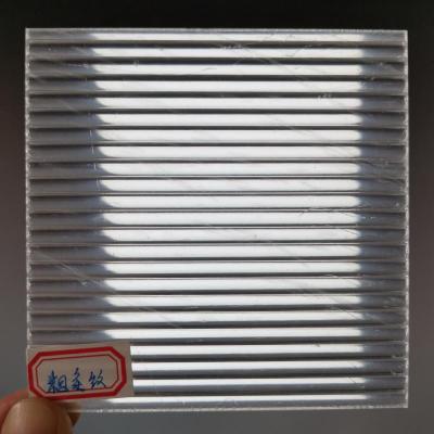 4Pieces 300x300mm Prismatic Polycarbonate Light Diffuser Sheet,Beatiful Pattern Plate For Lighting,Lamp,Lanttern Diffuser Cover: 2.7mm Coarse grain