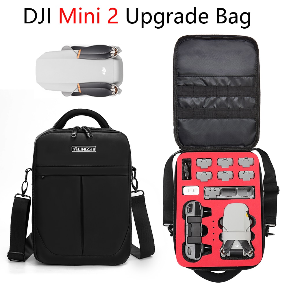 Mavic mini 2 bolsa de ombro de armazenamento portátil, à prova d&#39;água, capa de carrinho de viagem, para dji mavic mini 2, acessórios para drones