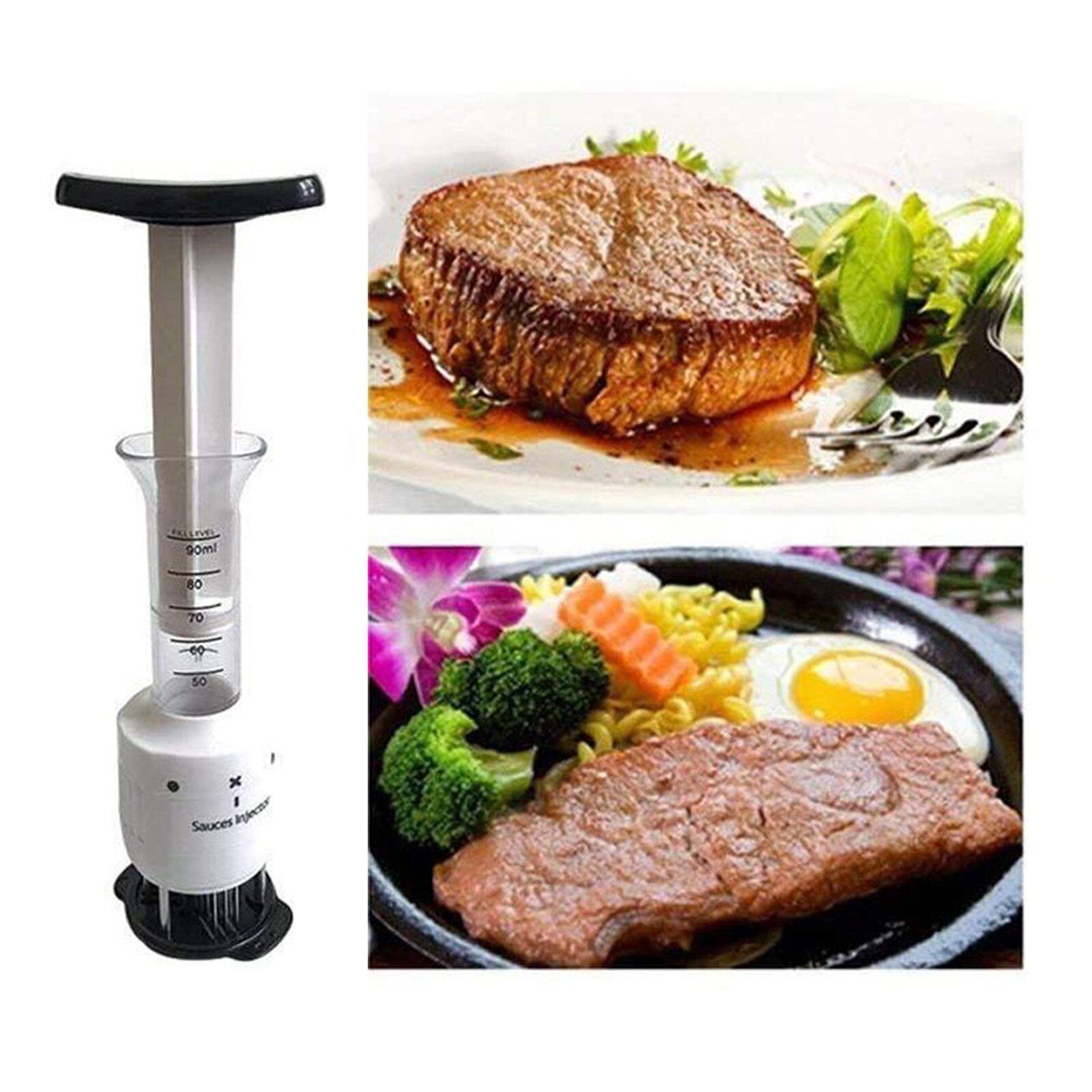 Vleesvermalser Steak Vlees Injector Tenderizer Vlees Marinade Injector