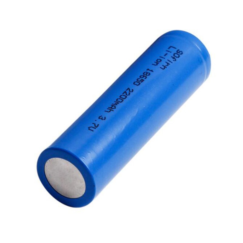 Sofirn 3.7V 2200mAh 18650 Rechargeable ICR 10C Flat Top Li-ion 18650 Battery Lithium High Drain Batteries for LED Flashlight