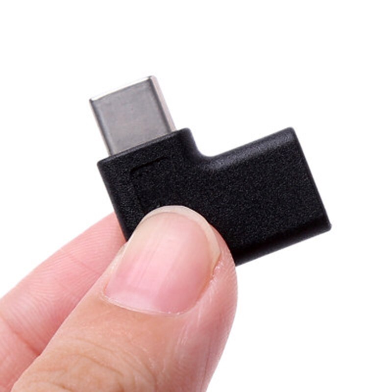 USB C Type C Male To Female Adapter Right & Left Angled USB-C USB 3.1 Type-C Male To Female Extension Adapter