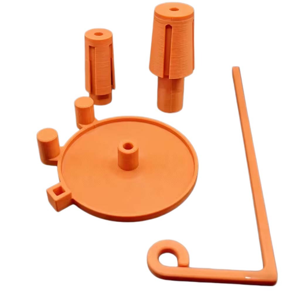 3D-printen Verticale grote spoelhouder PLA-kunststof Compatibele naaimachines Draadinvoerder Gespecialiseerd accessoire: lichtgroen