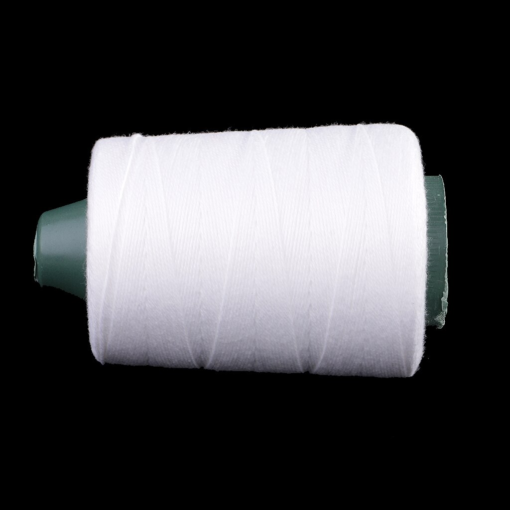 600 Yard 10S / 3 White Overlocking Sewing Machine Polyester Thread