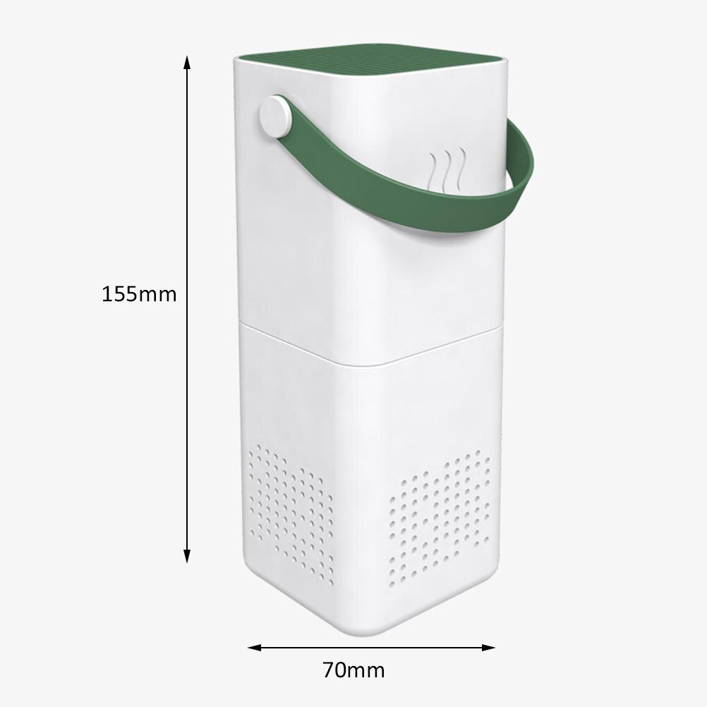 Portable Car Air Purifier 6000 rpm Mini Air Cleaner Cleans with 5 Million Anions USB Charging Air Purifier for Home Office Car