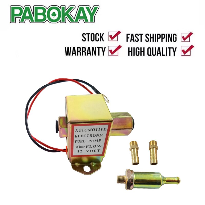 Diesel petrol 12V for red top square electric fuel pump 40104 40106 40107 P502 low pressure external 3797522 4299544