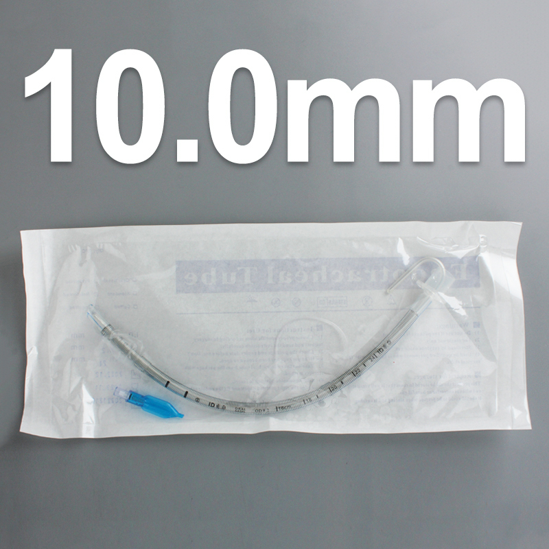 Tube endotrachéal renforcé avec stylet 2,5-10 mm Intubation trachéale stérile jetable pour humains et animaux vétérinaires: M / MULTI