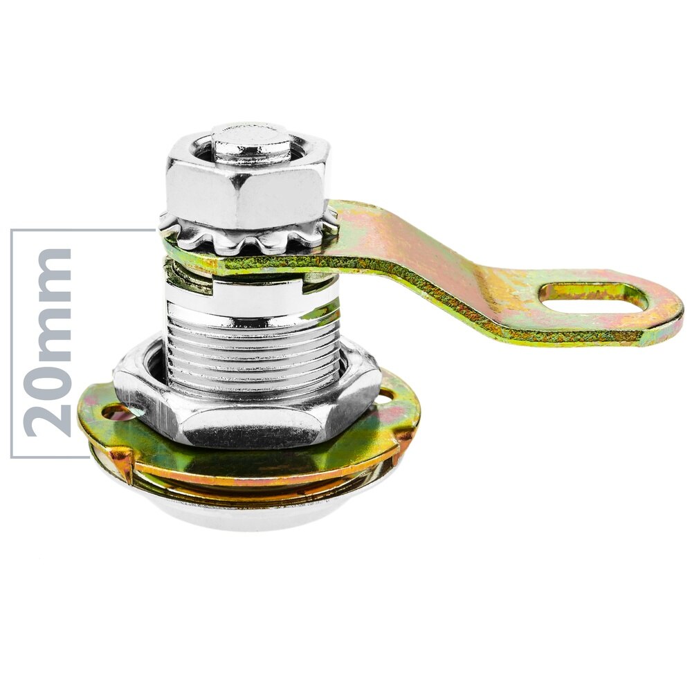PrimeMatik-cam Lock 20mm x M18 with flat key