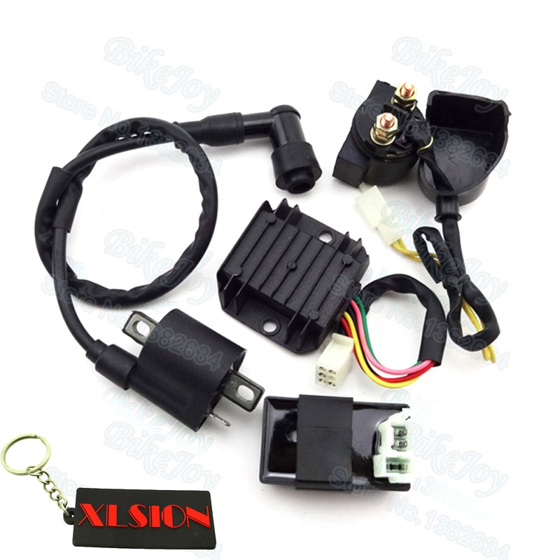 Ignition Coil & AC CDI & Regulator Rectifier & Relay Kit For Chinese 150 cc 200 cc 250 cc ATV Quad