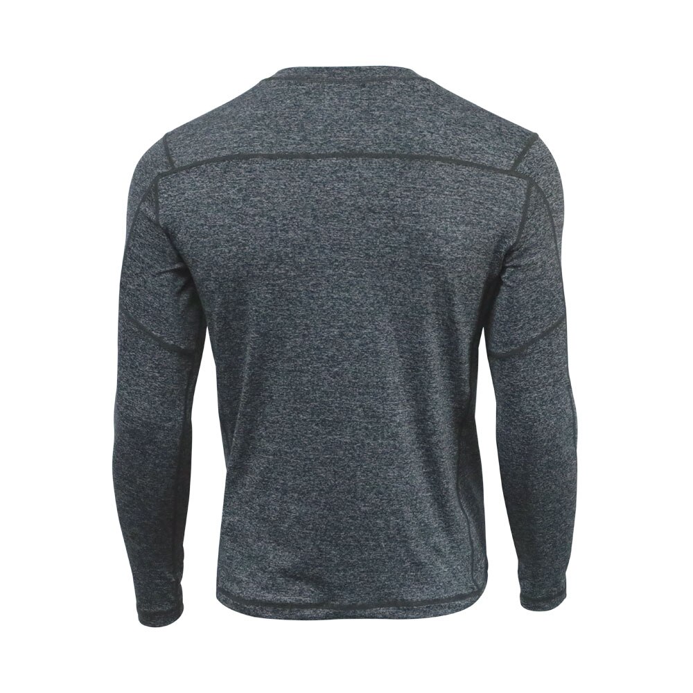 Camiseta de manga larga de secado rápido para hombre, camisa atlética con absorción de humedad, excelente ELITE, camisas deportivas, Otoño e Invierno